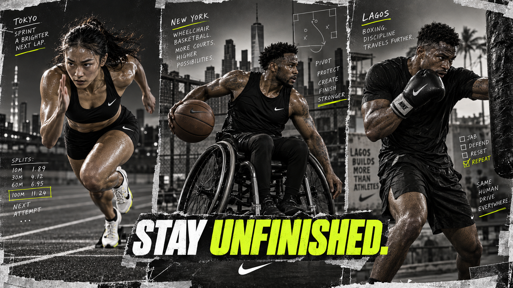 Nike Stay Unfinished global market adaptations