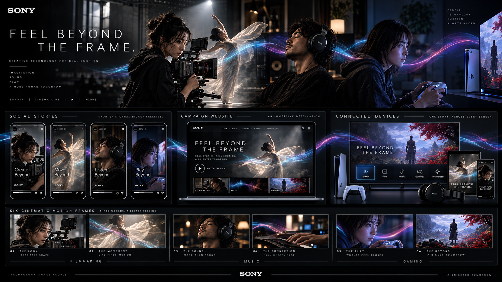 Sony Feel Beyond the Frame digital and motion system