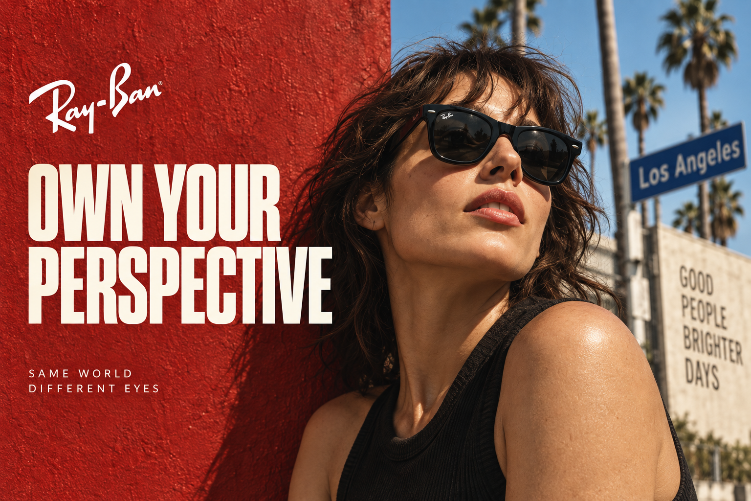 Ray-Ban Own Your Perspective campaign portrait