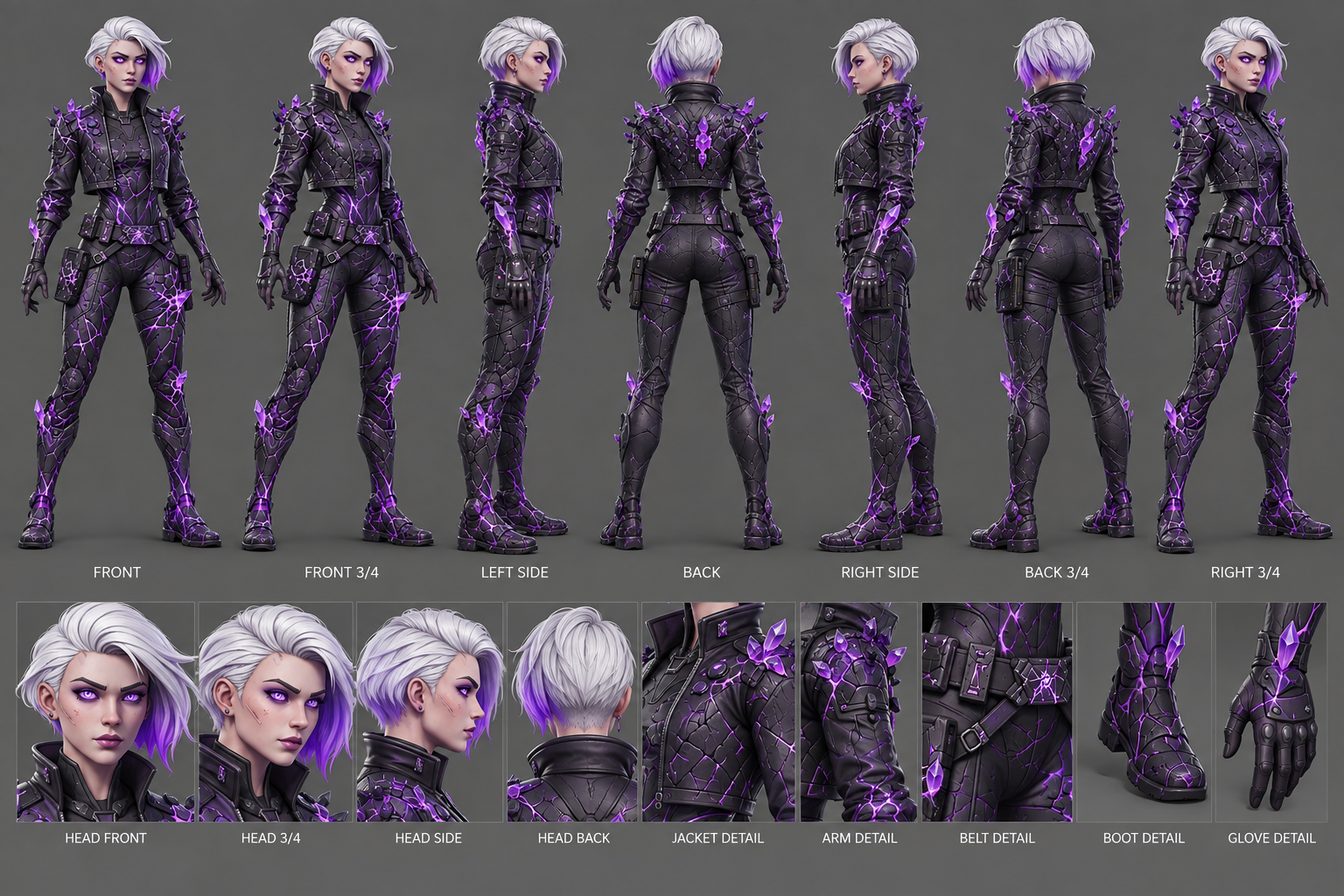 Corrupted character turnaround