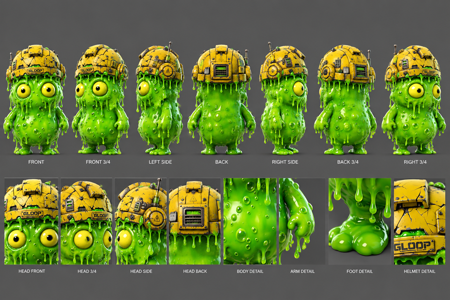 Gloop character design