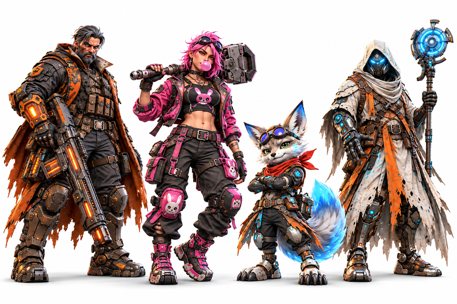 3D gameplay character design