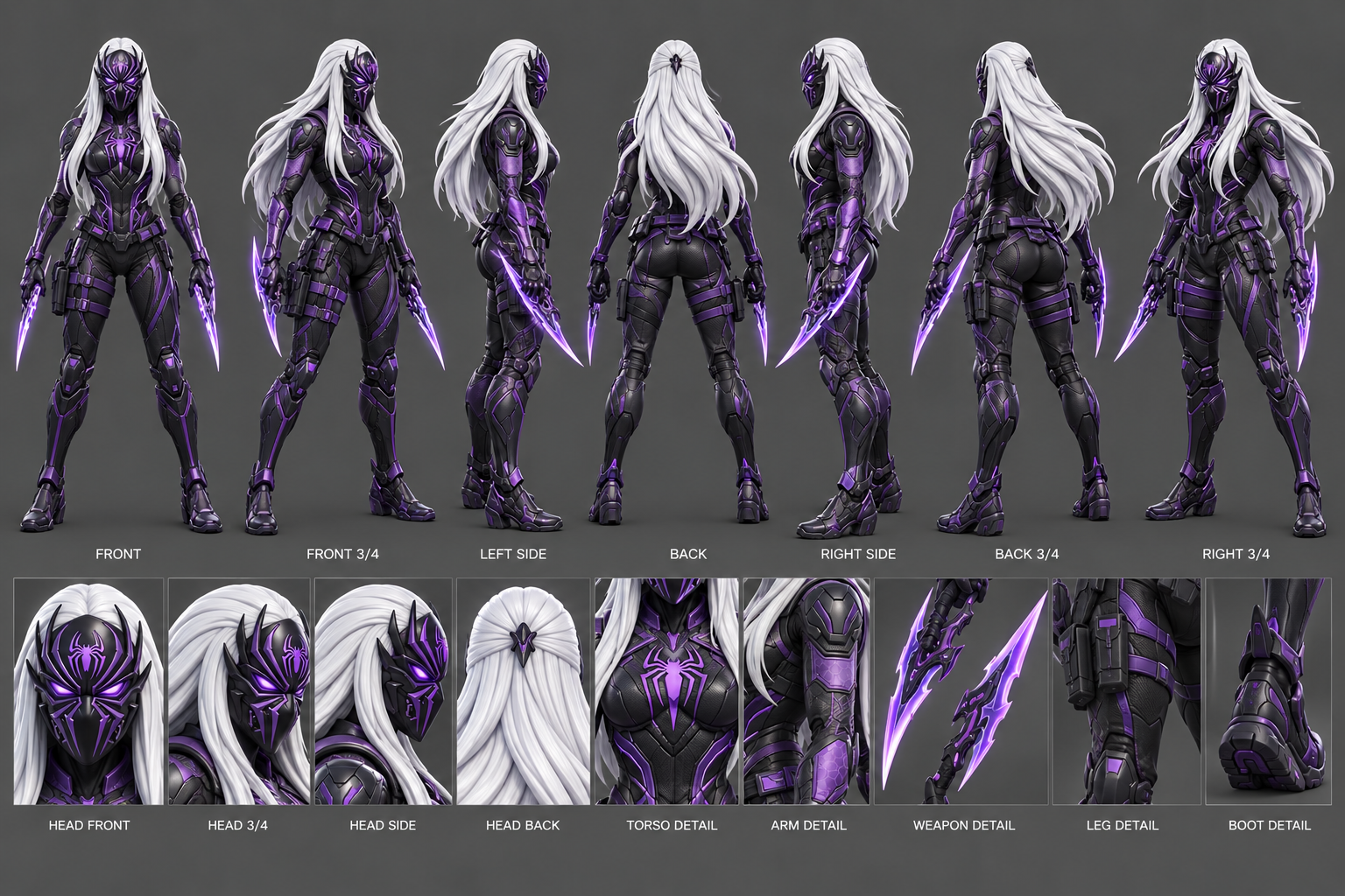 Void character turnaround